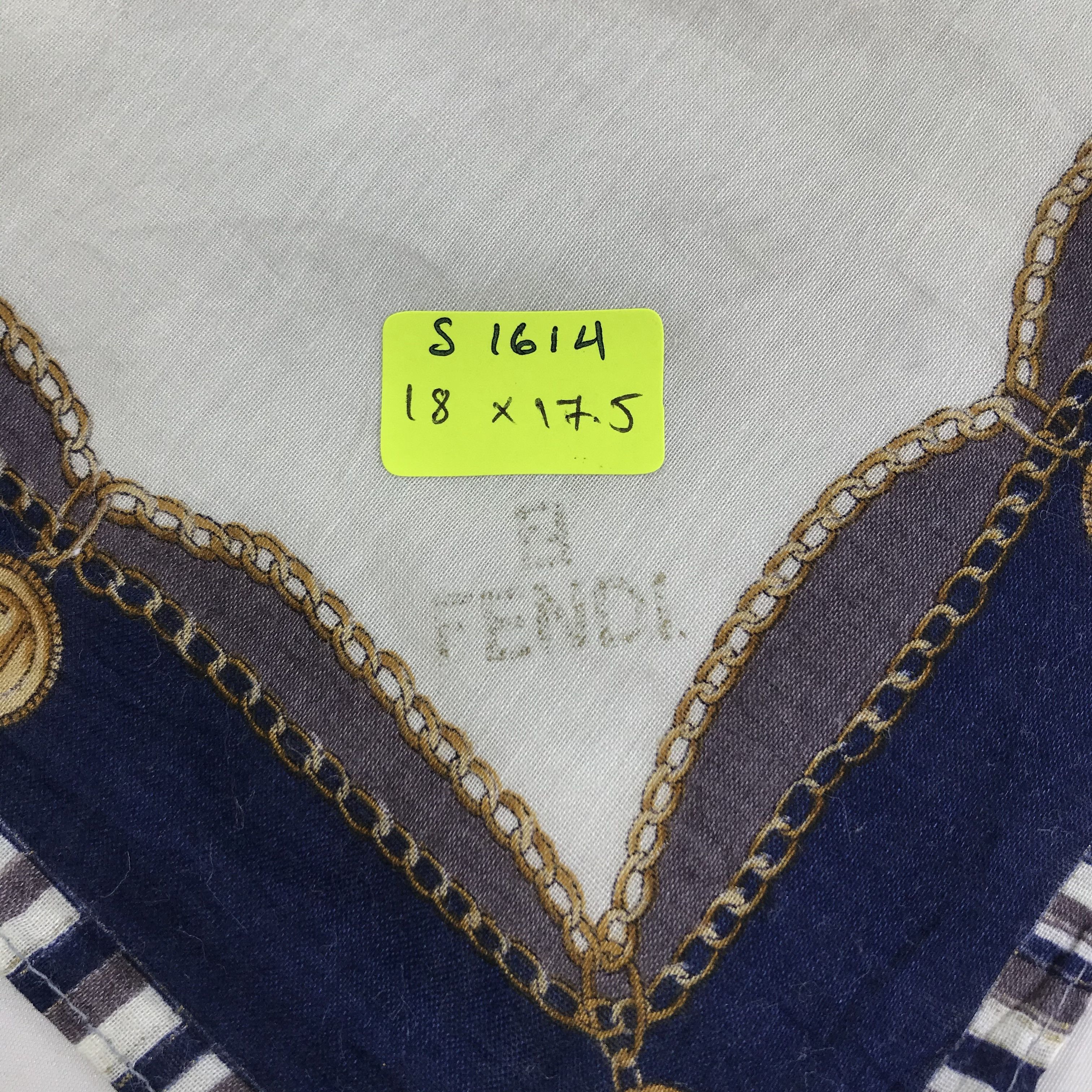 Vintage Vintage Fendi Bandana / Handkerchief / Neckerchief - S1614 Size ONE SIZE - 5 Thumbnail