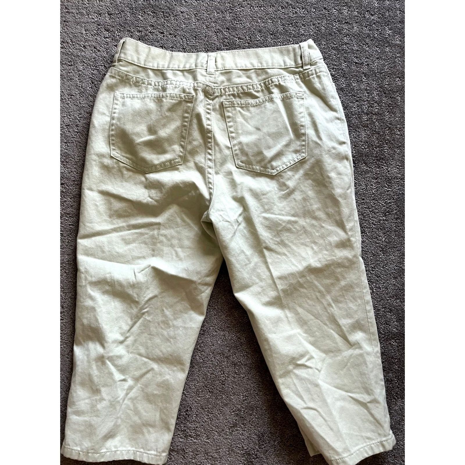 Ralph Lauren Lauren Jeans Co. Jeans Womens 6P Petite Green Capris Mid Rise Preppy Casual Pants Mens? Size 28" / US 6 / IT 42 - 2 Thumbnail