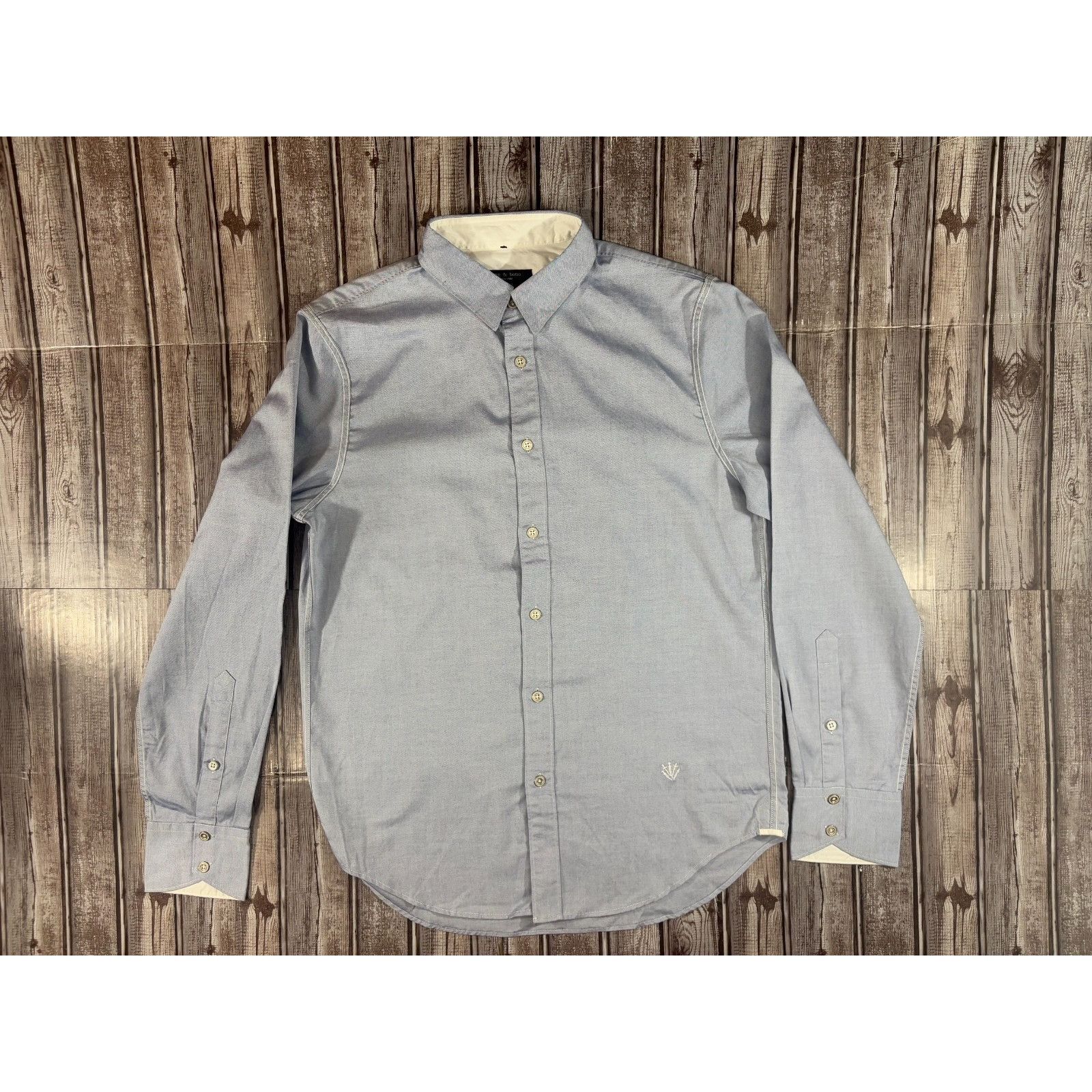 Rag & Bone Rag & Bone Slim Fit Shirt Button Down shirt color blue sz M Size US M / EU 48-50 / 2 - 1 Thumbnail
