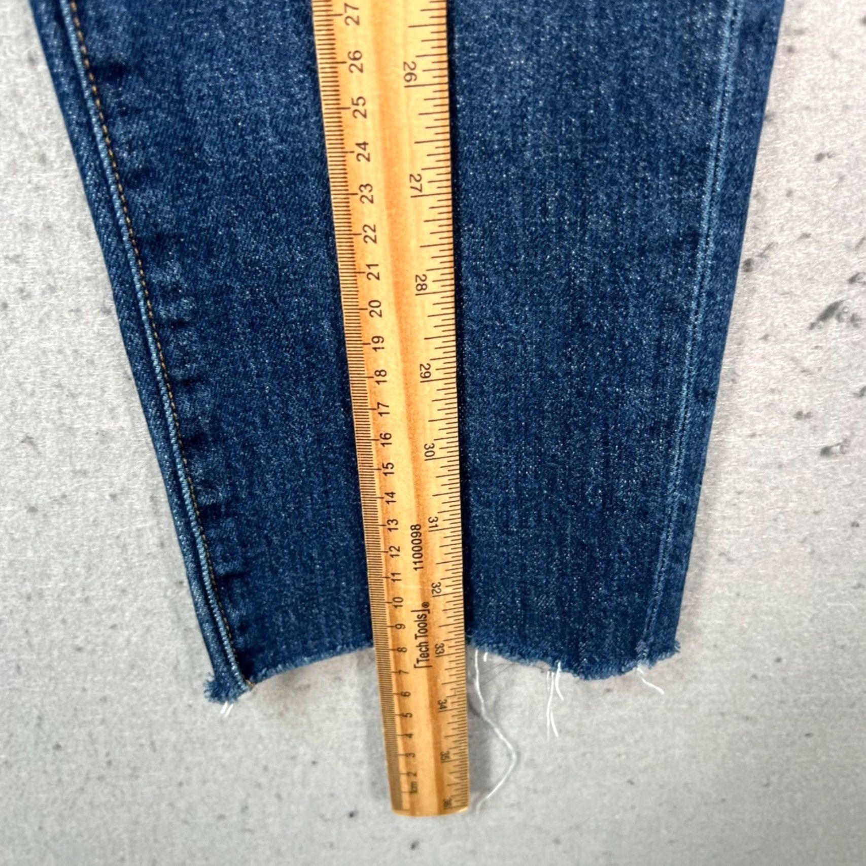 Madewell Madewell Jeans Slim Boyfriend 24 Regular Blue Womens Vintage Size 42" / US 20 - 7 Thumbnail