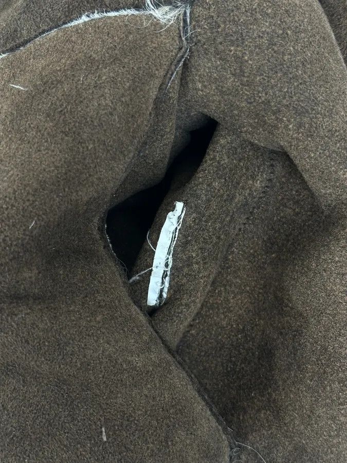 Emporio Armani AW2003 Emporio Armani Brown Beige Shearling Fur-Lined Leather Jacket Size US L / EU 52-54 / 3 - 14 Thumbnail