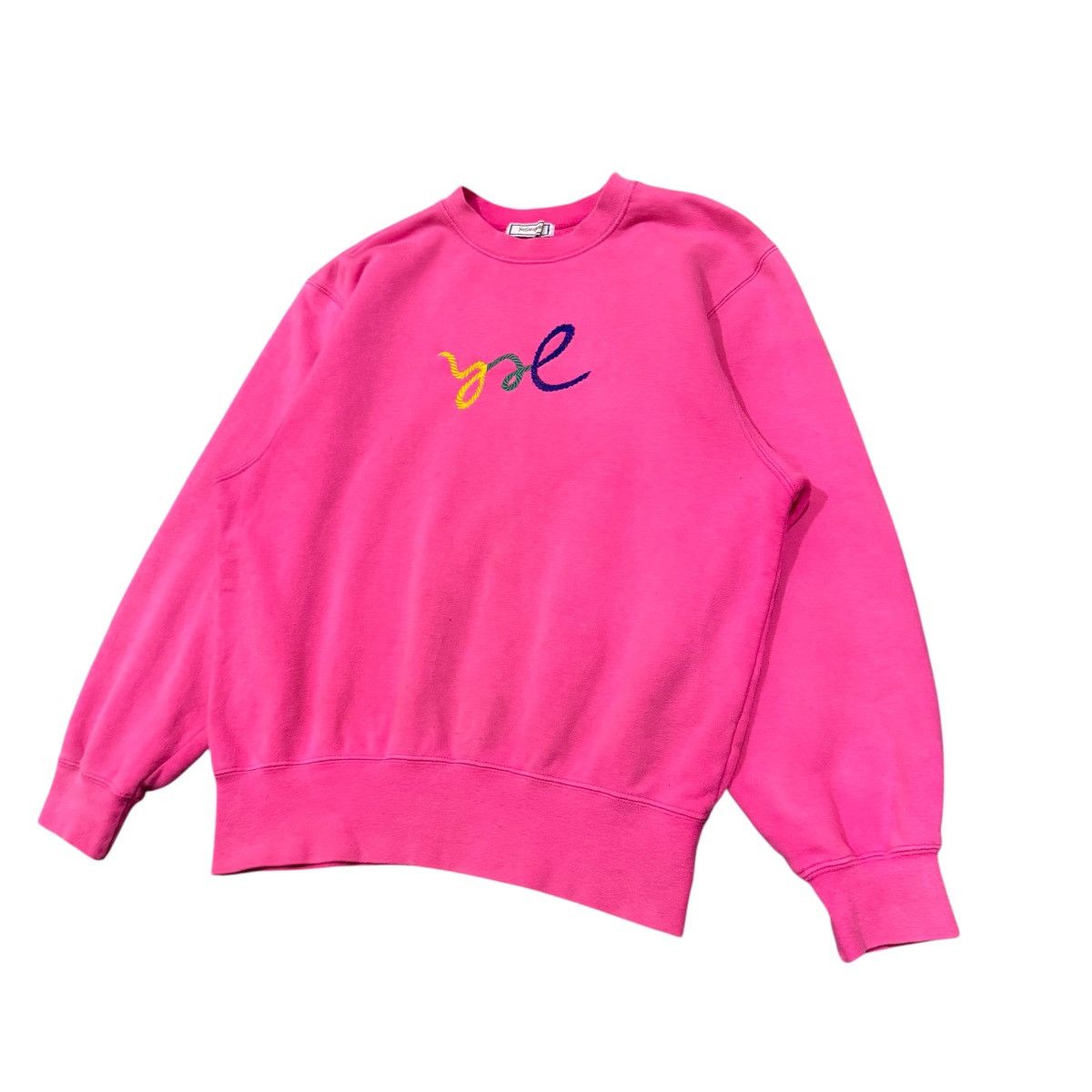 Yves Saint Laurent Vintage Yves Saint Laurent Sweatshirt Spell Out Rope Logo Size US M / EU 48-50 / 2 - 2 Thumbnail