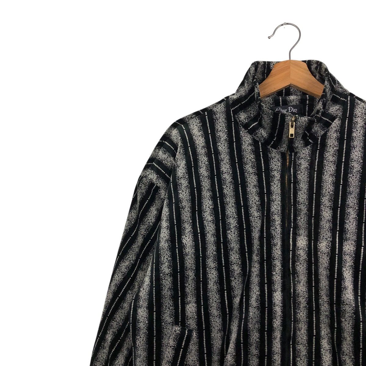 Japanese Brand × Vintage 📌Vintage Bomber Jacket Char Din Striped Issey Miyake Size US M / EU 48-50 / 2 - 8 Thumbnail