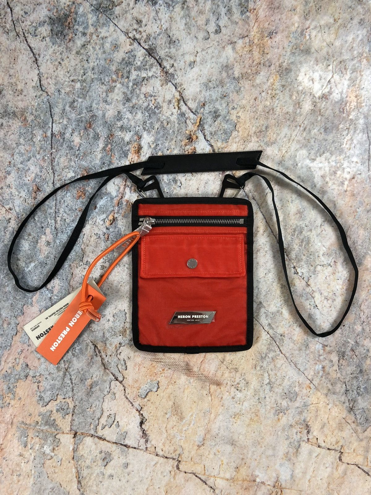 Heron Preston Heron Preston orange messenger cross body bag Size ONE SIZE - 1 Thumbnail