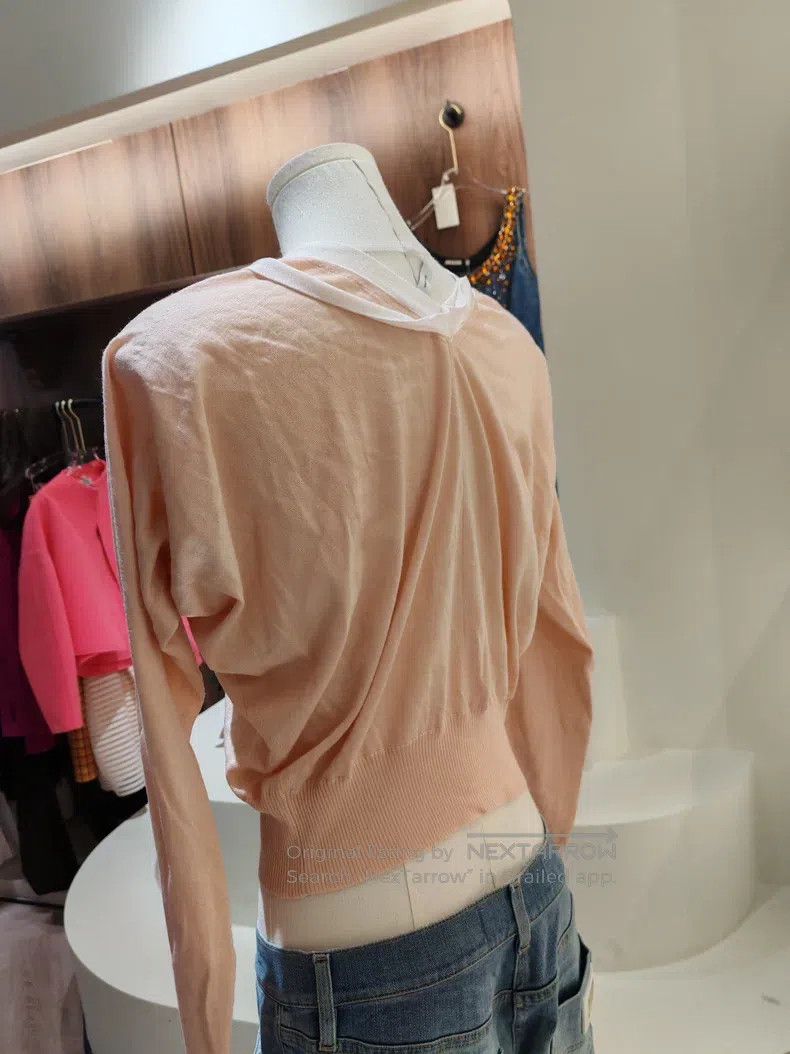 Loewe Loewe Pink Ribbon Short Open Cardigan Size S / US 4 / IT 40 - 6 Thumbnail