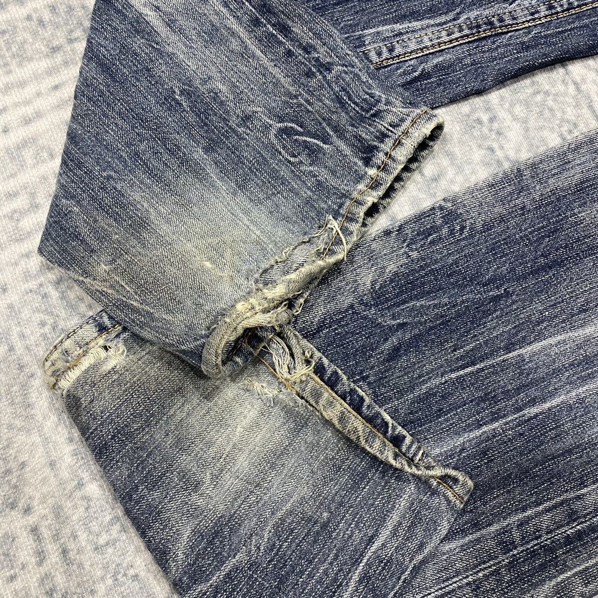 Japanese Brand × Vintage Sick☠️ Oririn Acid Wash Jeans Punk 90s Size US 30 / EU 46 - 8 Thumbnail