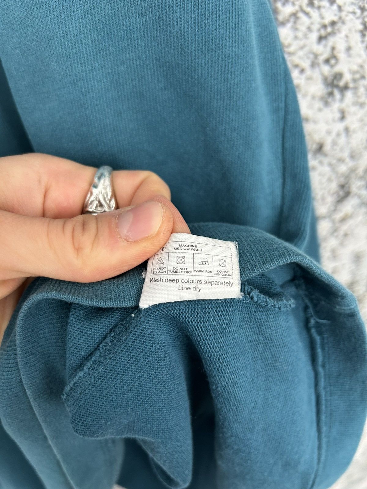 Vintage Vintage Thomas Burberry Blue Knit Sweater 90s Avant Garde Size US XL / EU 56 / 4 - 8 Thumbnail