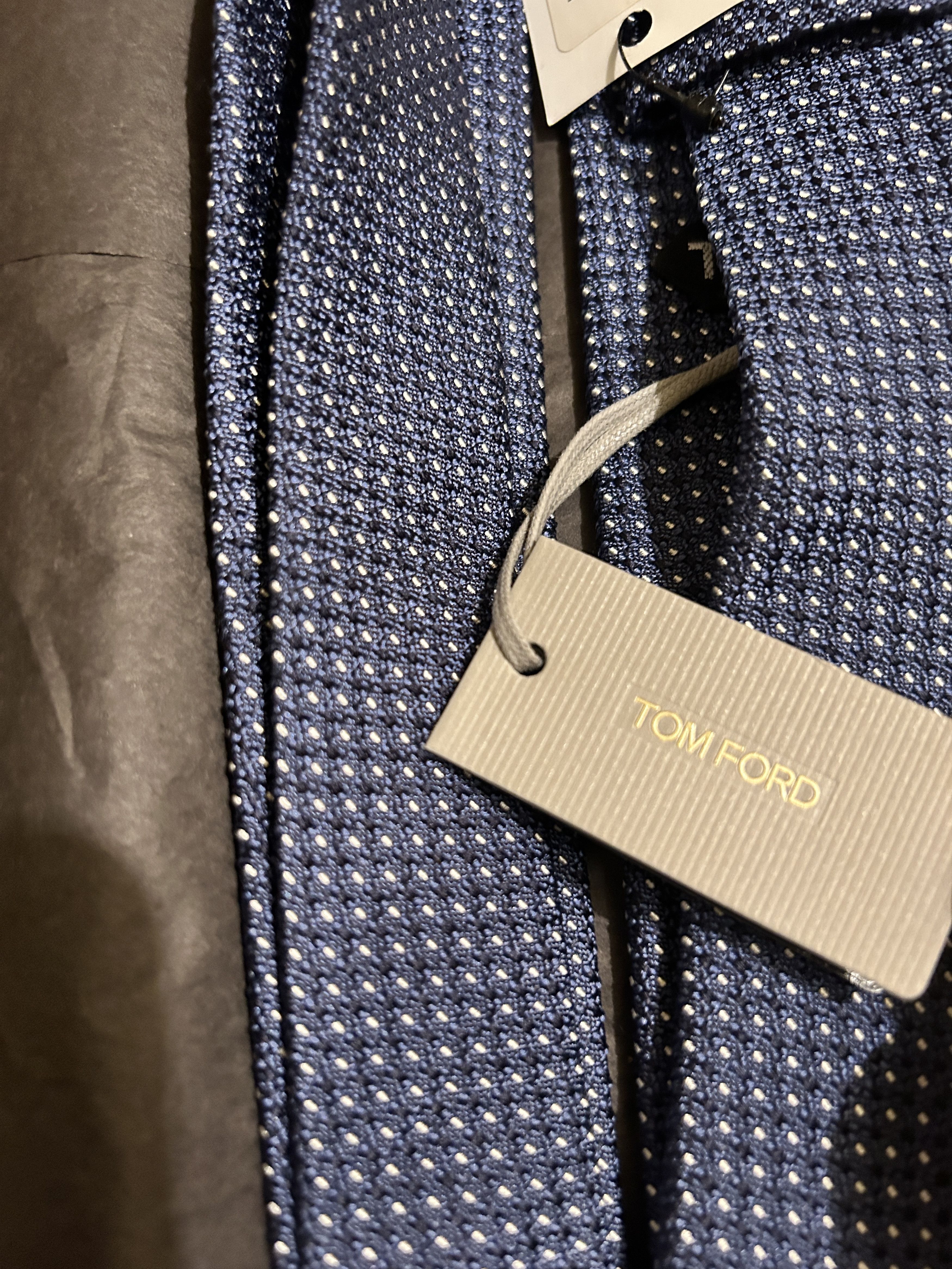 Tom Ford Tom Ford blue Tie Size ONE SIZE - 4 Thumbnail