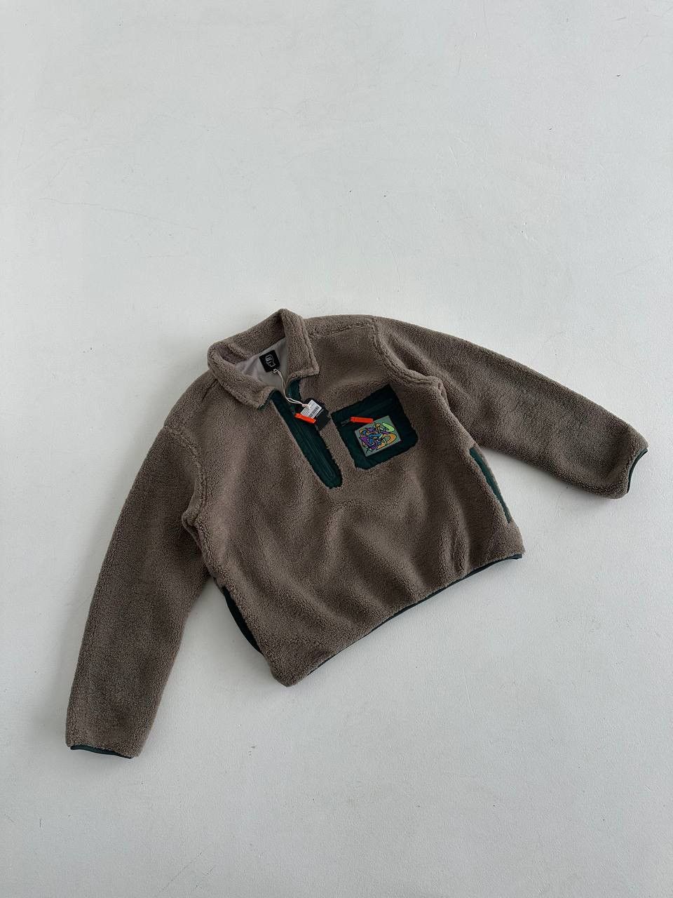 Brain Dead Teddy Sherpa Half Zip Jacket Size US XL / EU 56 / 4 - 6 Thumbnail