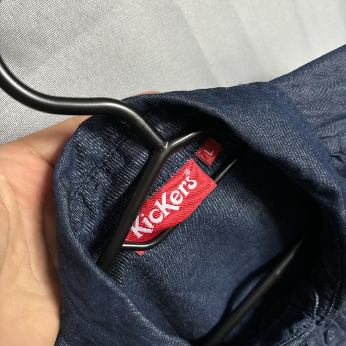 Kickers Kickers shirt button up large blue streetwear rare Size US L / EU 52-54 / 3 - 4 Thumbnail