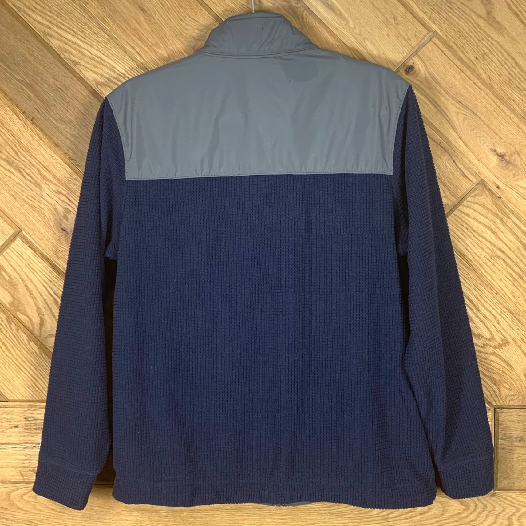Champion Champion Mens Jacket Full Zip Colorblock Embroidered Logo Gray Blue Size S Regular Shirt Jacket Womens Men? Size US S / EU 44-46 / 1 - 3 Thumbnail