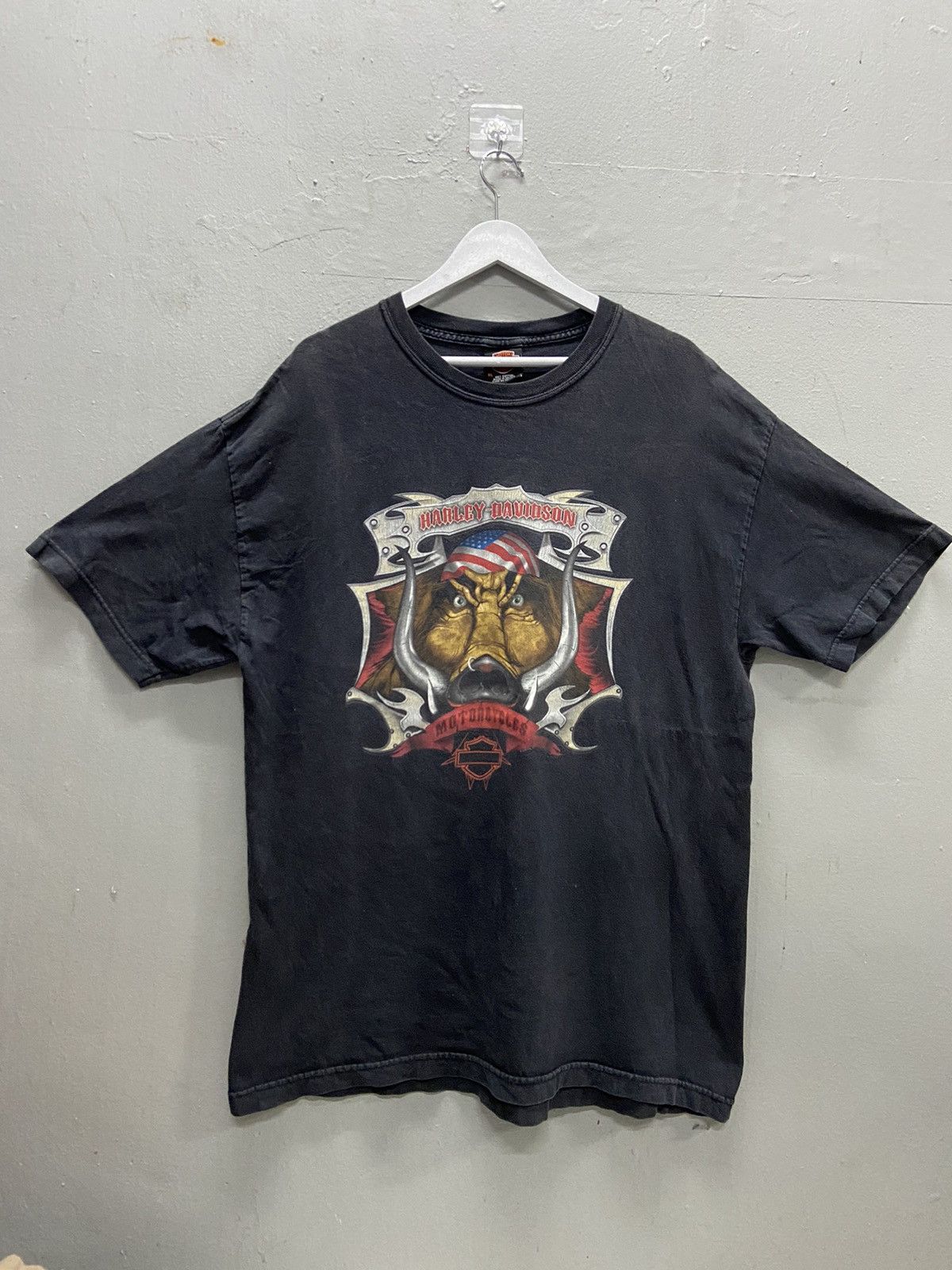 Harley Davidson VINTAGE Y2K HARLEY DAVIDSON HOG WISCONSIN TEE SHIRT Size US XL / EU 56 / 4 - 1 Thumbnail