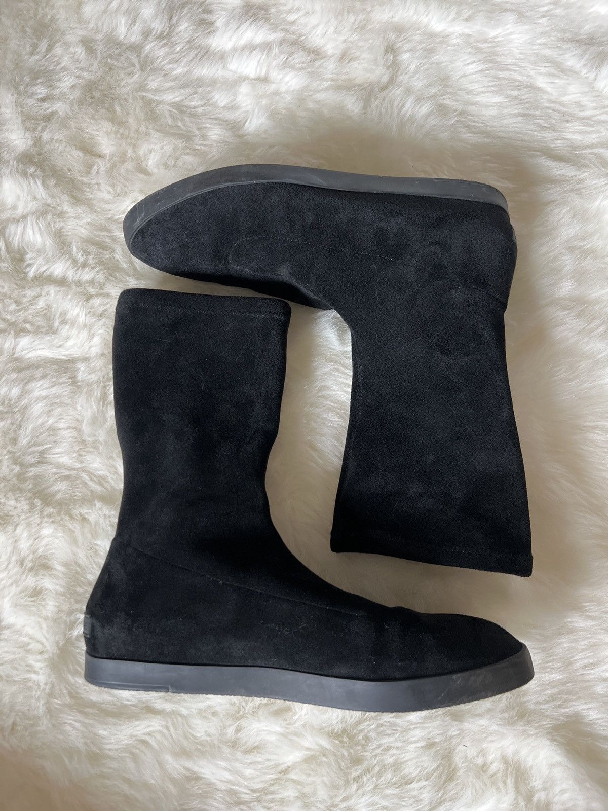 Issey Miyake Issey Miyake Black United Nude Edition Skin Boots Size US 8 / IT 38 - 1 Thumbnail