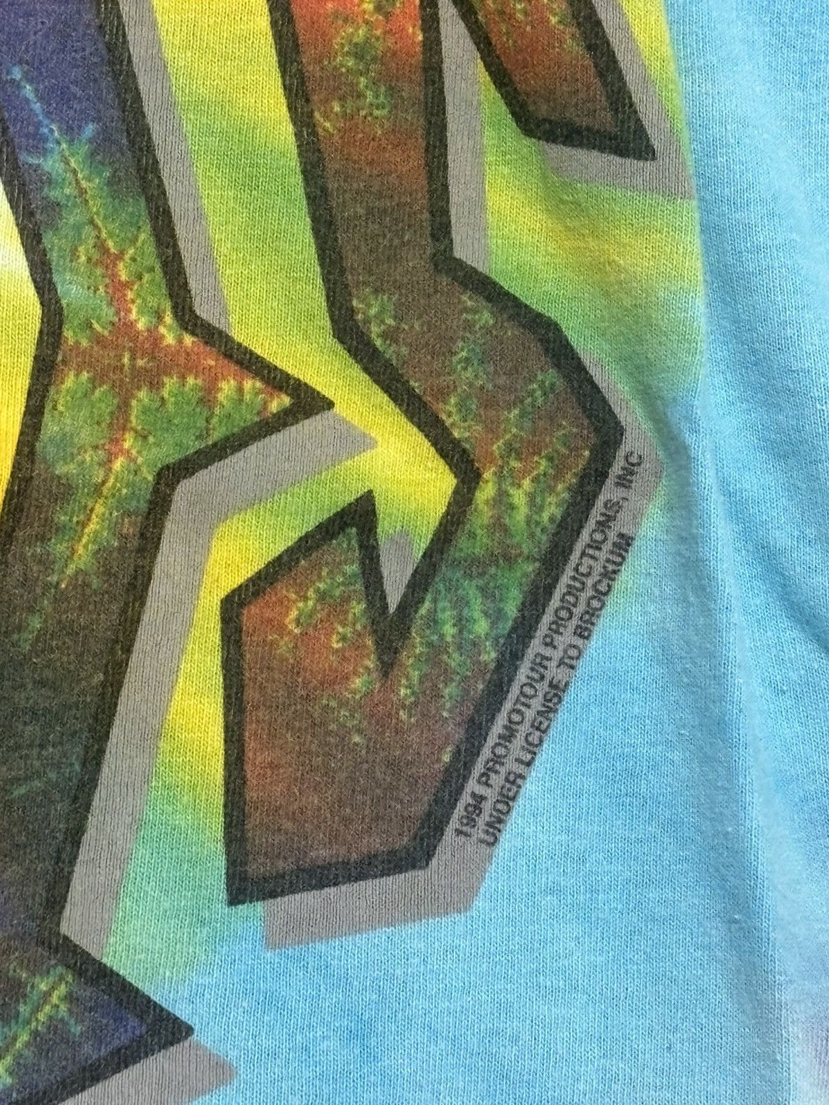 Band Tees 1994 Rolling Stones Tongue Tie Dye T Shirt Size US XL / EU 56 / 4 - 6 Thumbnail