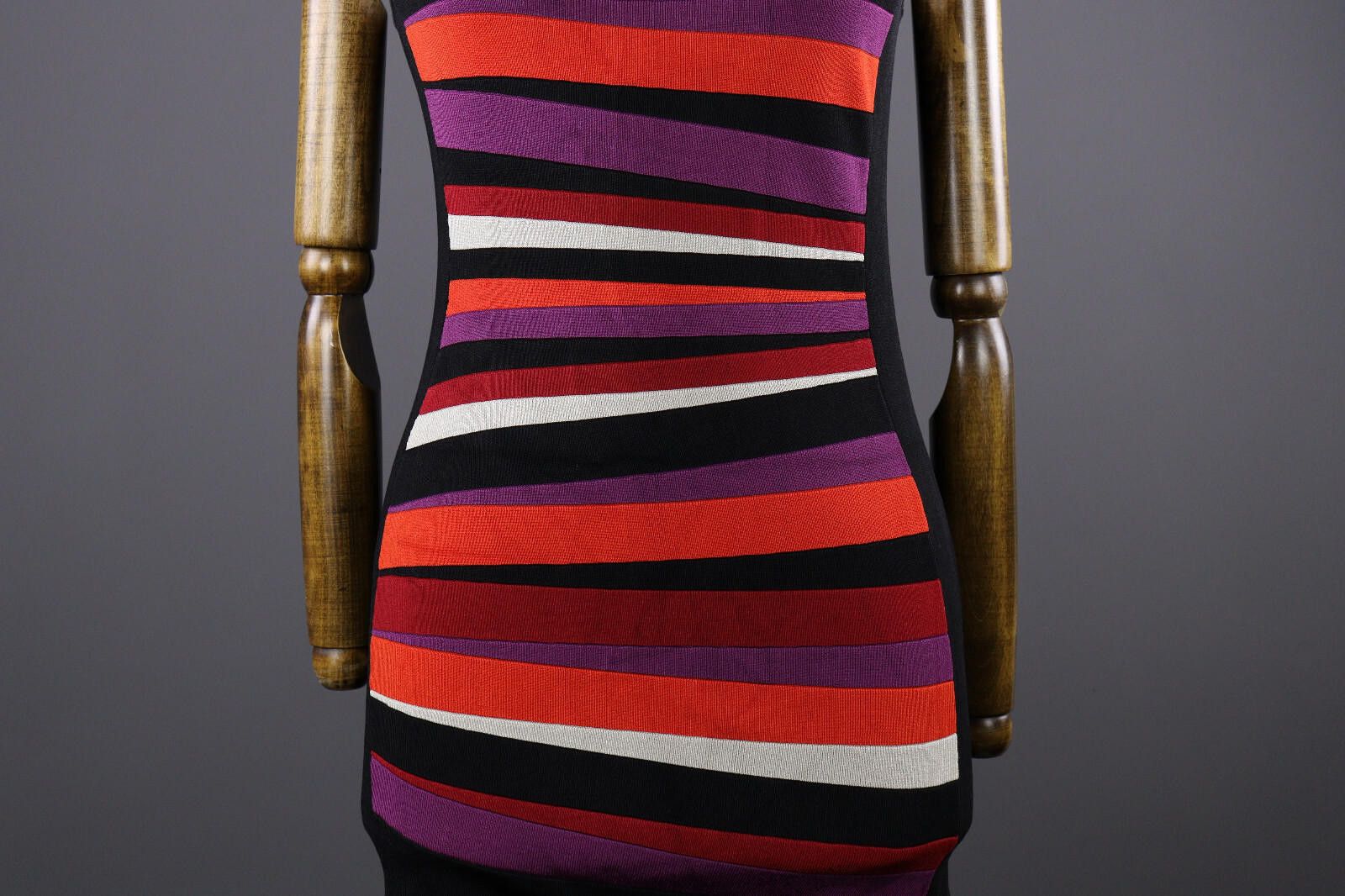 Designer Karen Millen Abstract Summer Cocktail Pencil Dress Size 3 Size M / US 6-8 / IT 42-44 - 3 Thumbnail