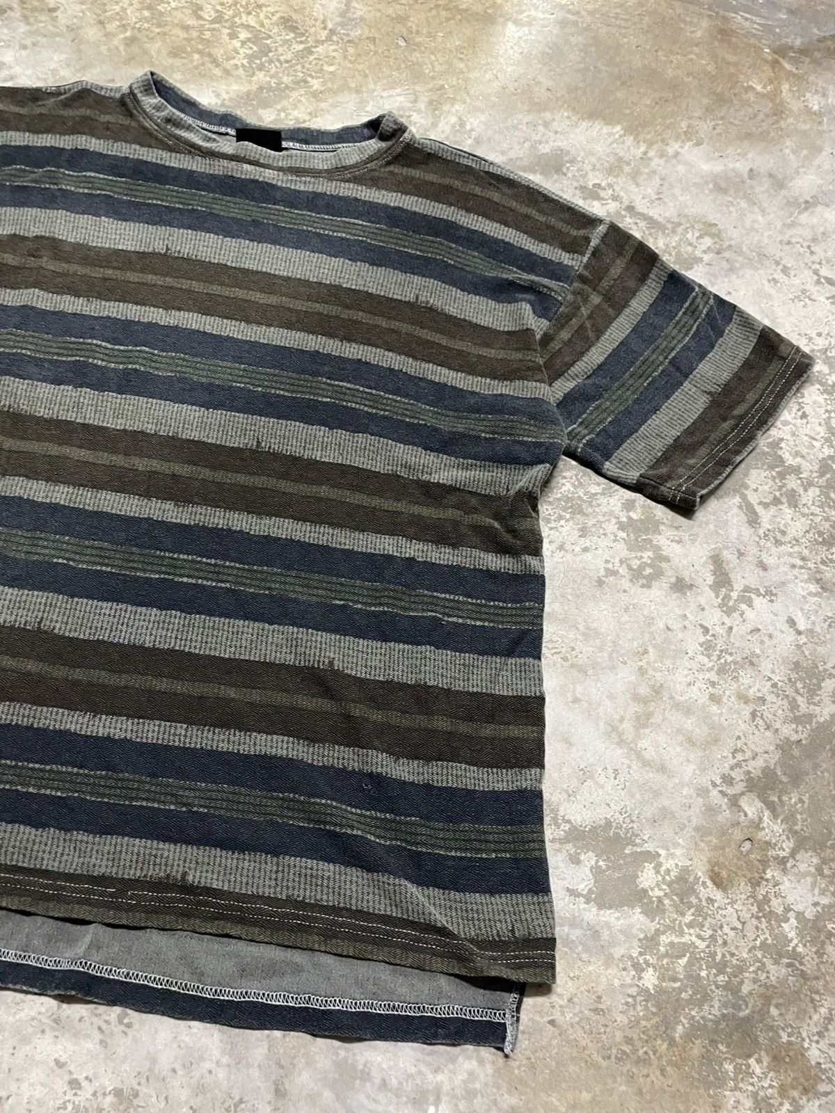 Gramicci Vintage Gramicci Heavy Cotton Stripes T-Shirt Size US L / EU 52-54 / 3 - 4 Thumbnail