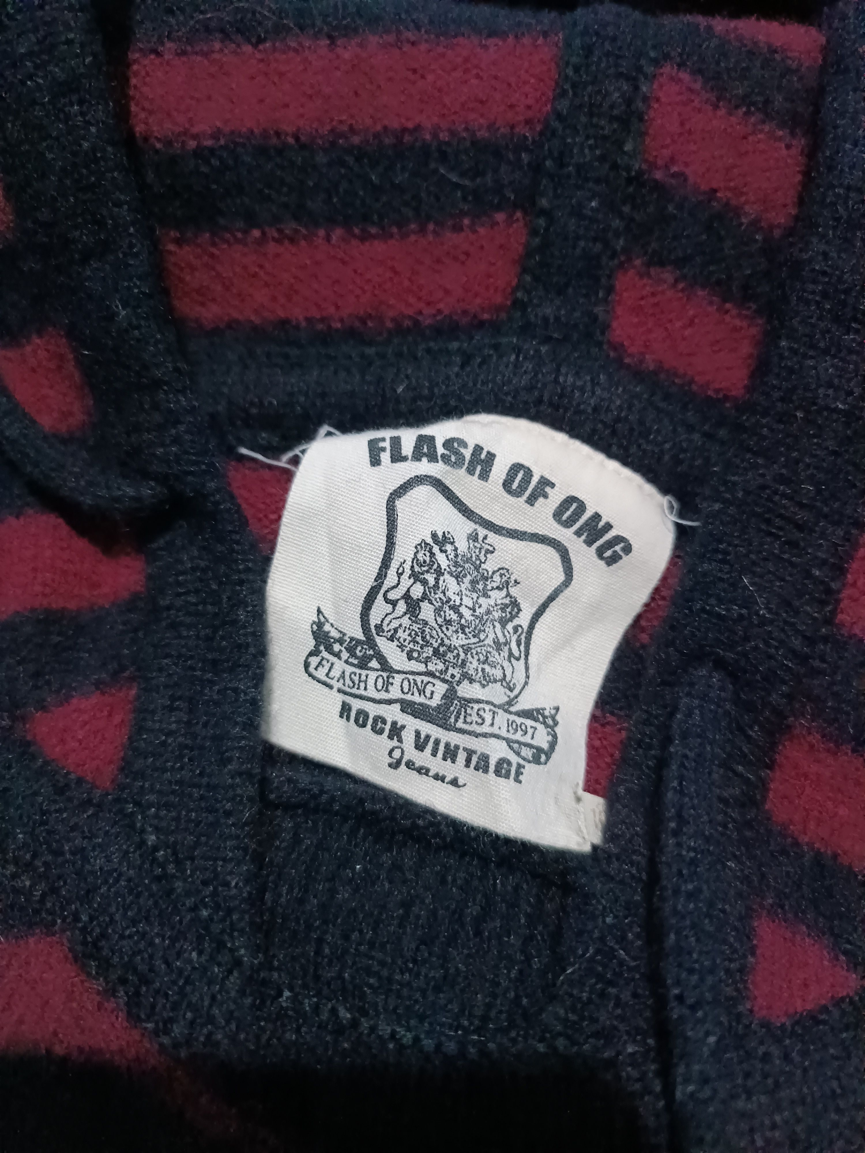 Japanese Brand Japanese Brand Knit Striped Sailor Hoodie Sweater Size US M / EU 48-50 / 2 - 6 Thumbnail