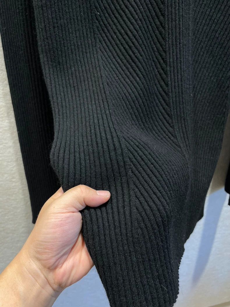 Yohji Yamamoto Yohji Yamamoto Black turtleneck sweater 2506-Nextarrow Size US L / EU 52-54 / 3 - 4 Thumbnail