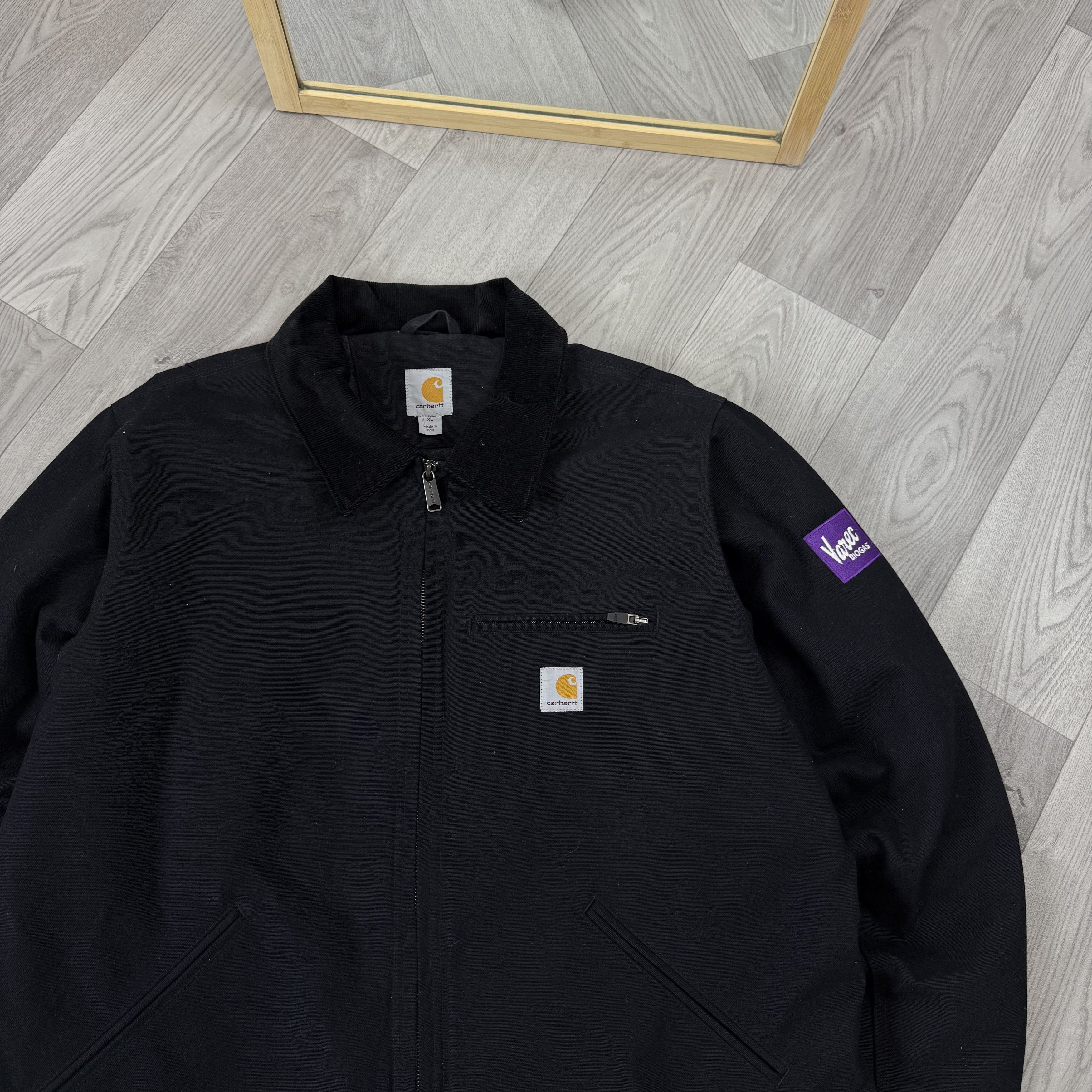 Carhartt Vintage Carhartt 90s Workwear Black Heavy Detroit Jacket Size US XL / EU 56 / 4 - 4 Thumbnail