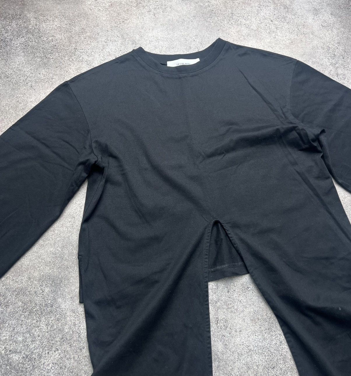 Japanese Brand × LE CIEL BLEU Le Ciel Bleu black cropped sweater Size S / US 4 / IT 40 - 5 Thumbnail