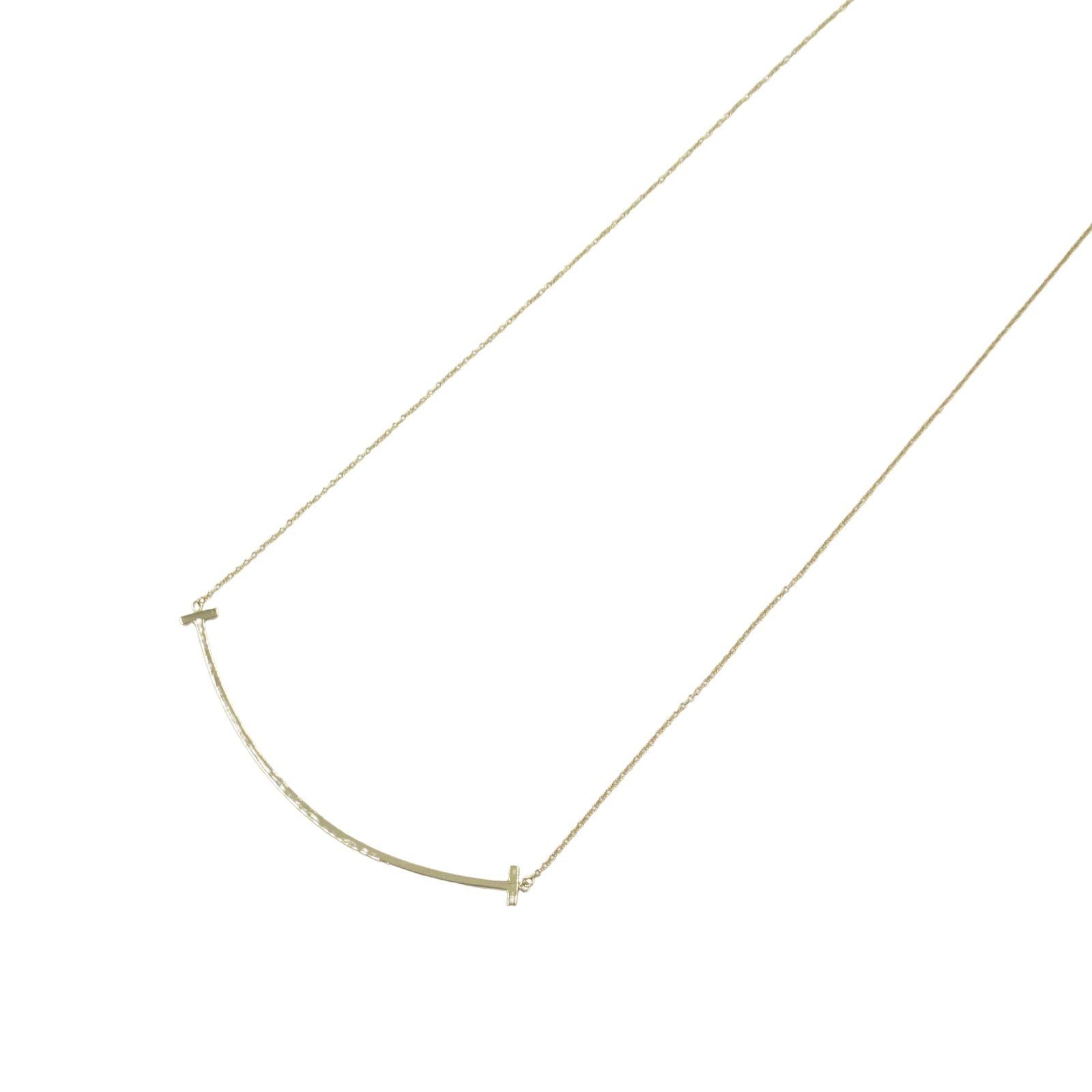 Tiffany & Co. Tiffany Co T-Smile Large Necklace K18 (Yellow Gold) Gold Size ONE SIZE - 1 Thumbnail