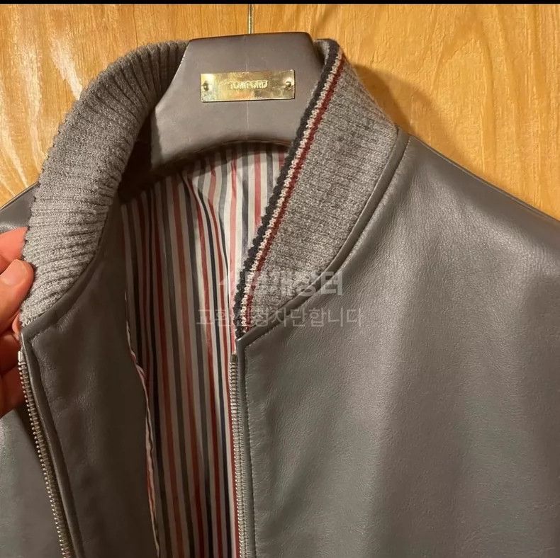 Thom Browne Thom Browne A leather jacket Size US M / EU 48-50 / 2 - 7 Thumbnail