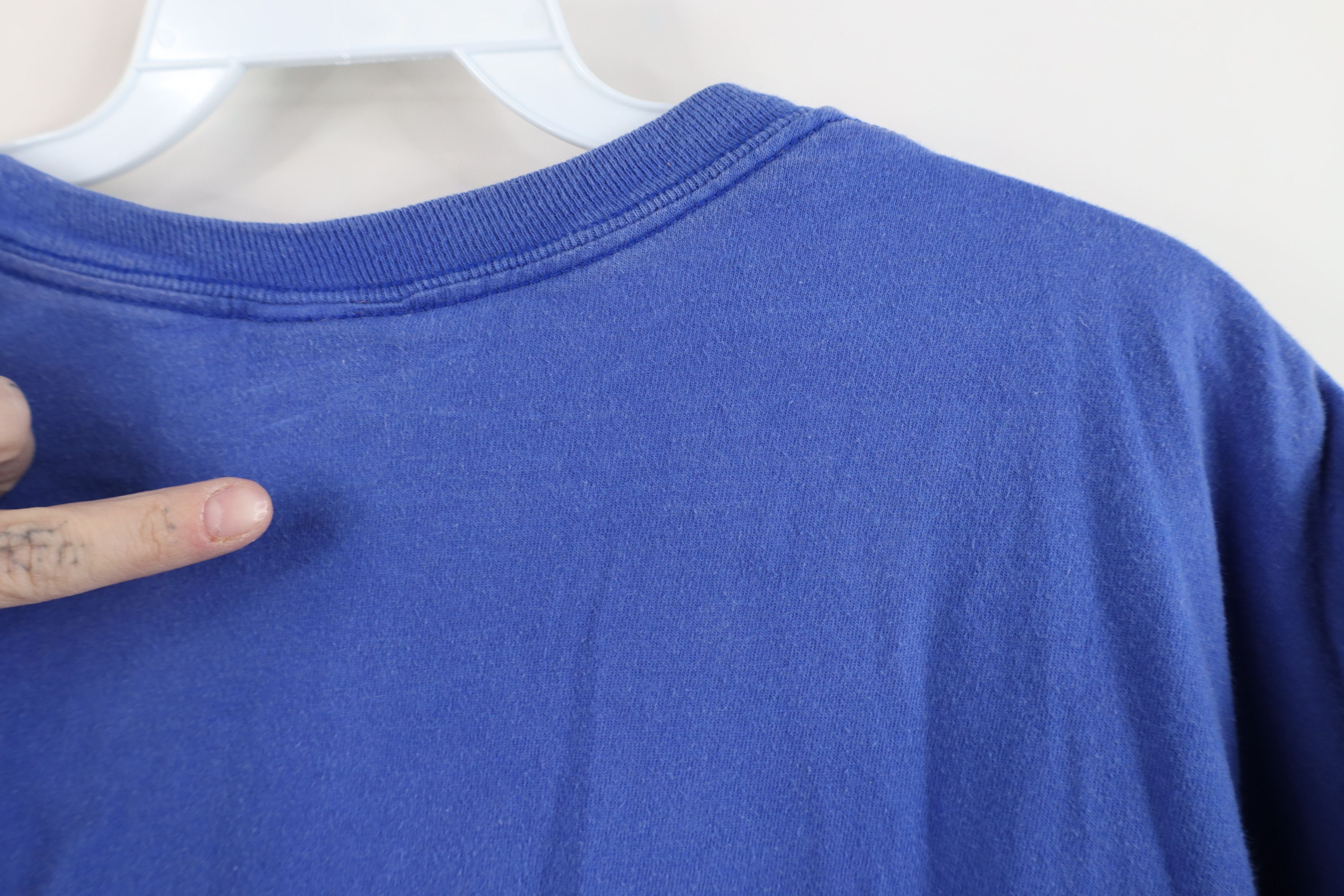 Nike Vintage Nike Basketball Scott Center Swoosh T-Shirt Blue Size US XL / EU 56 / 4 - 9 Thumbnail