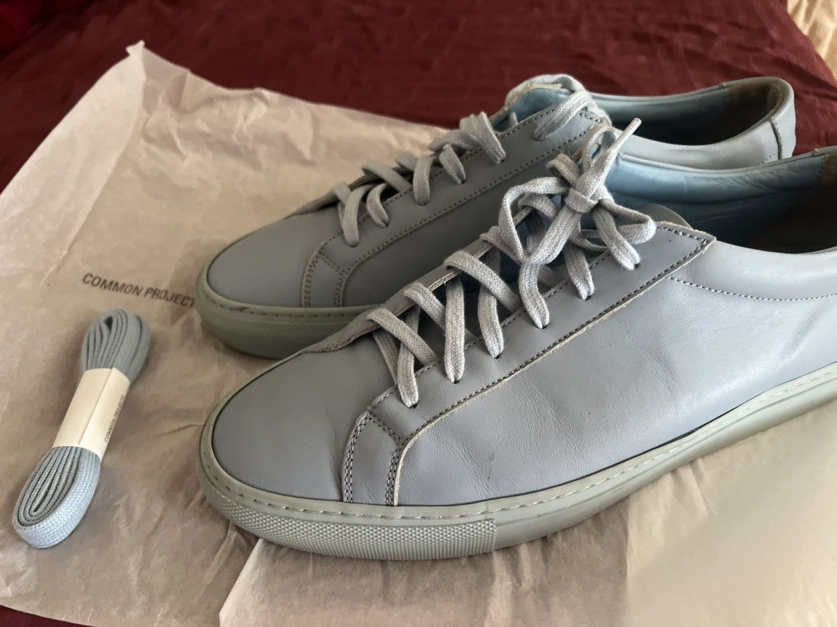 Common Projects Common Projects Men's Achilles - Powder Blue EU42 Size US 9 / EU 42 - 3 Thumbnail