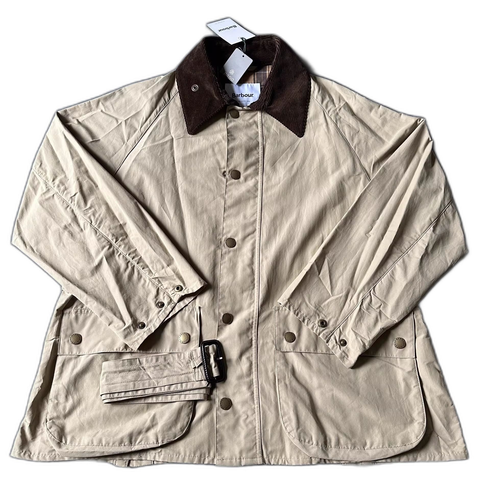 Barbour Barbour OS Oversize Bedale Belted Jacket Size US M / EU 48-50 / 2 - 1 Thumbnail