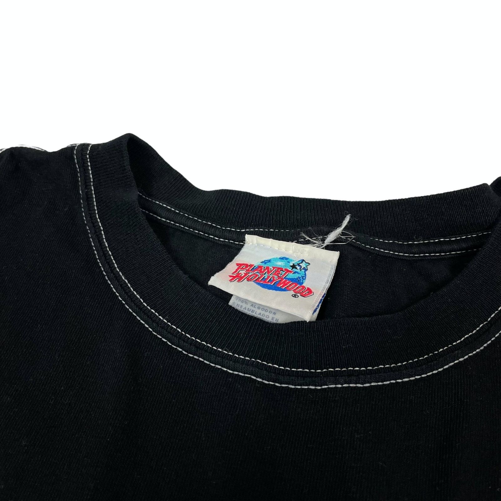 Planet Hollywood × Vintage Planet Hollywood Men Black Cotton Short Sleeve T-Shirt Large Size US L / EU 52-54 / 3 - 7 Thumbnail