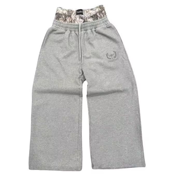 Vintage Harajuku Camouflage Embroidered Double Waist Sweatpants Size US 33 - 9 Thumbnail