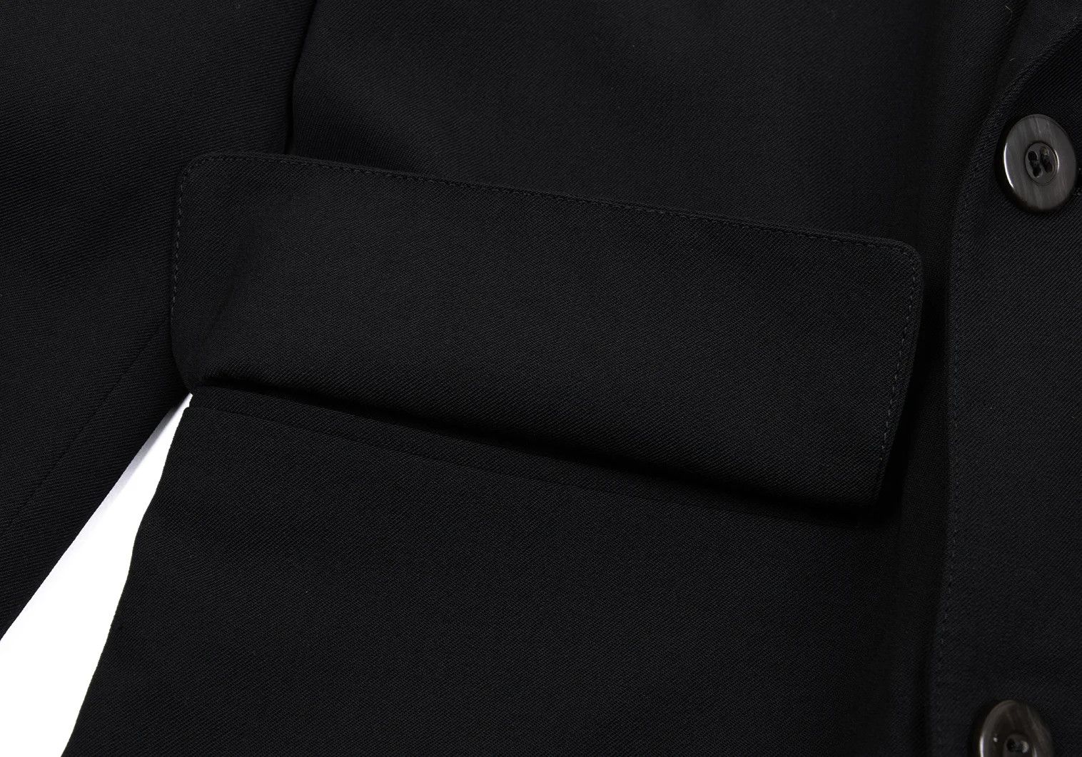 Jean Paul Gaultier Wool Big Lapel Double Jacket in Black Size 48 Size US M / EU 48-50 / 2 - 10 Thumbnail