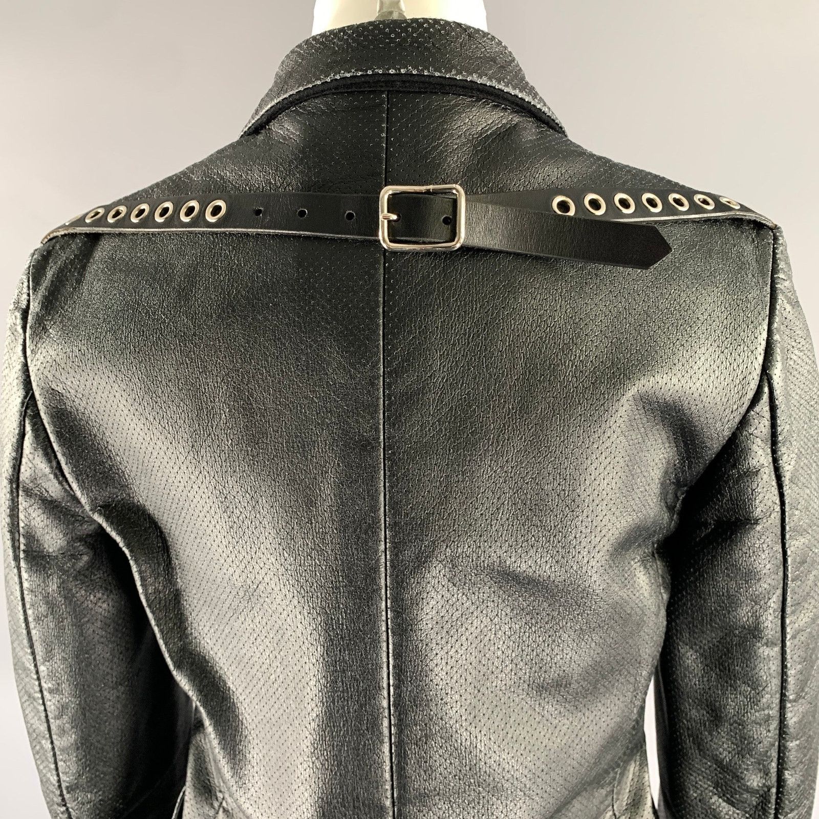 Comme des Garcons COMME des GARCONS Size S Black Nylon / Polyurethane Jacket Size 34S - 2 Thumbnail