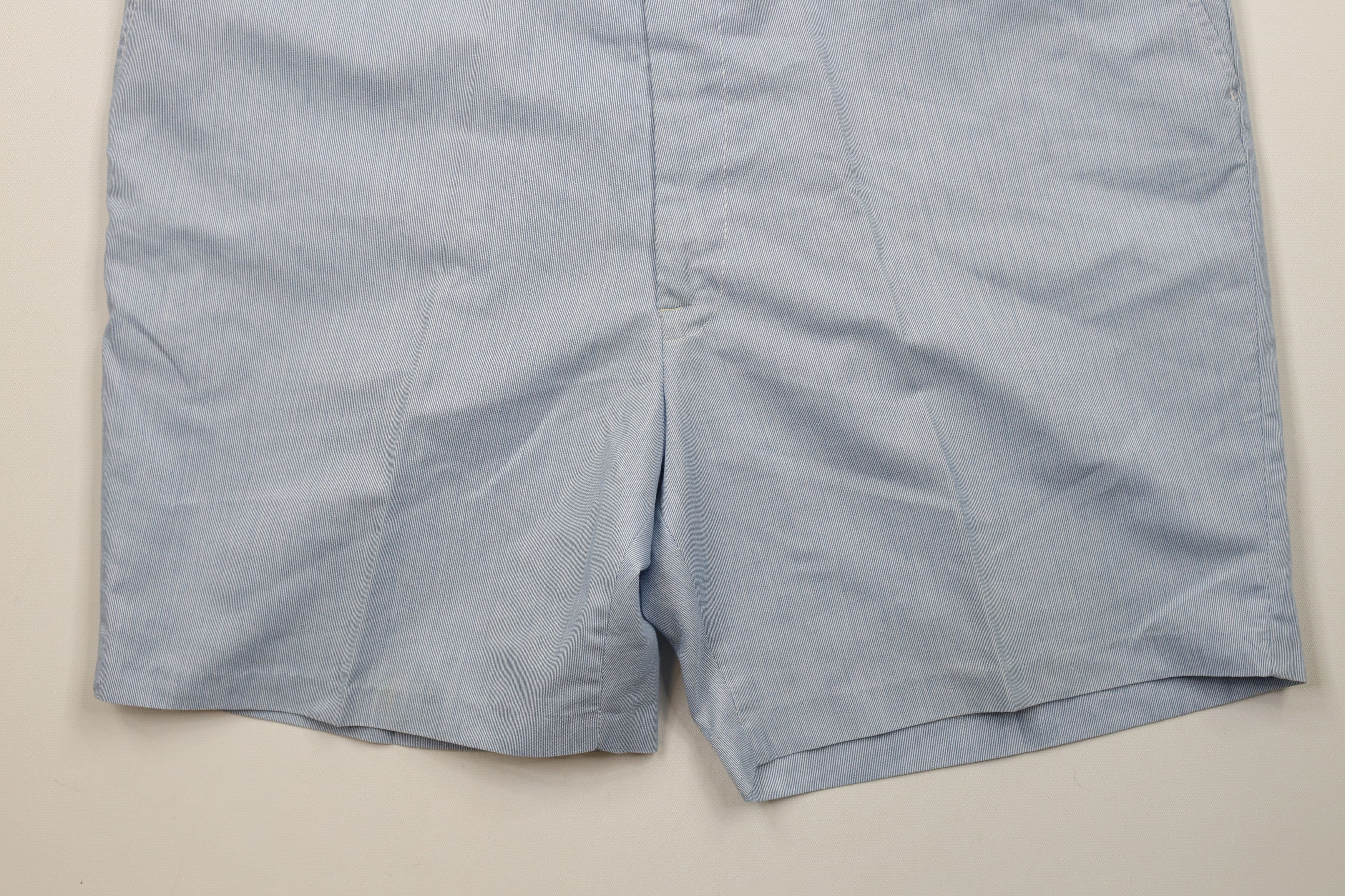 Vintage Vintage 70s Streetwear Above Knee Chino Golf Shorts Blue USA Size US 38 / EU 54 - 4 Thumbnail