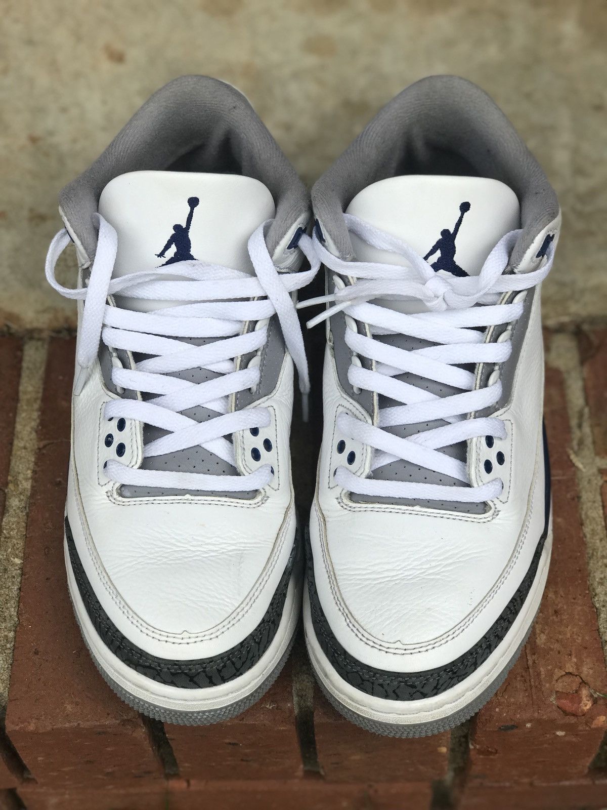 Jordan Brand Air Jordan Retro 3 Midnight Navy Size 9 Size US 9 / EU 42 - 3 Thumbnail