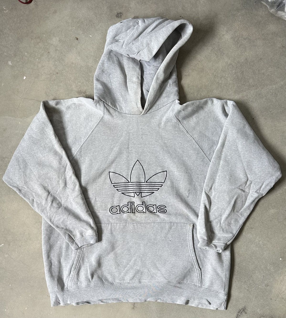 Adidas VINTAGE ADIDAS TREFOILS HOODIE Size US XXL / EU 58 / 5 - 1 Thumbnail