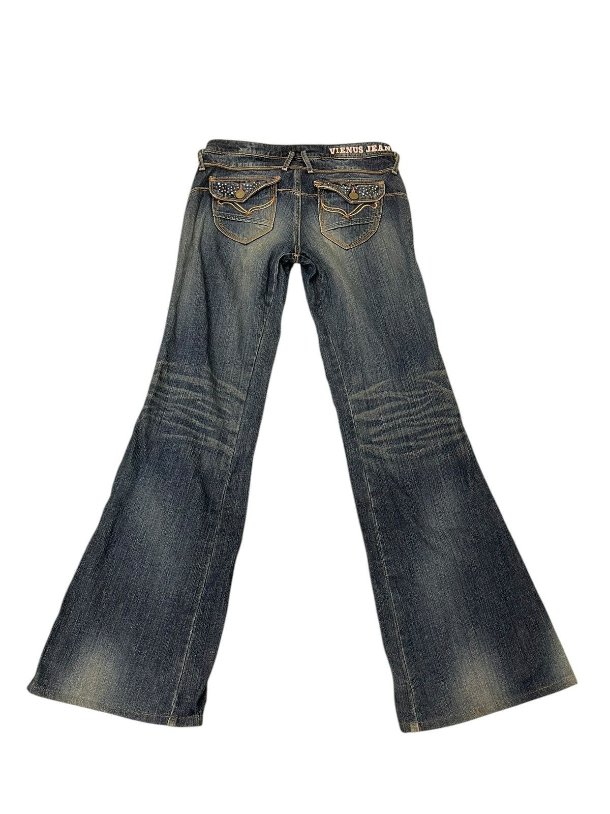 Comme des Garcons Flare Jeans Vienus Jean Edwin Distress Stretch Low Rise 2🟦 Size US 28 / EU 44 - 11 Thumbnail