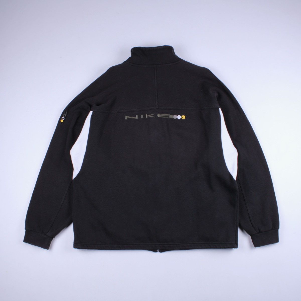 Nike × Vintage NIKE Vintage Cotton Full Zip Pockets Sweater Jacket Size US L / EU 52-54 / 3 - 16 Thumbnail