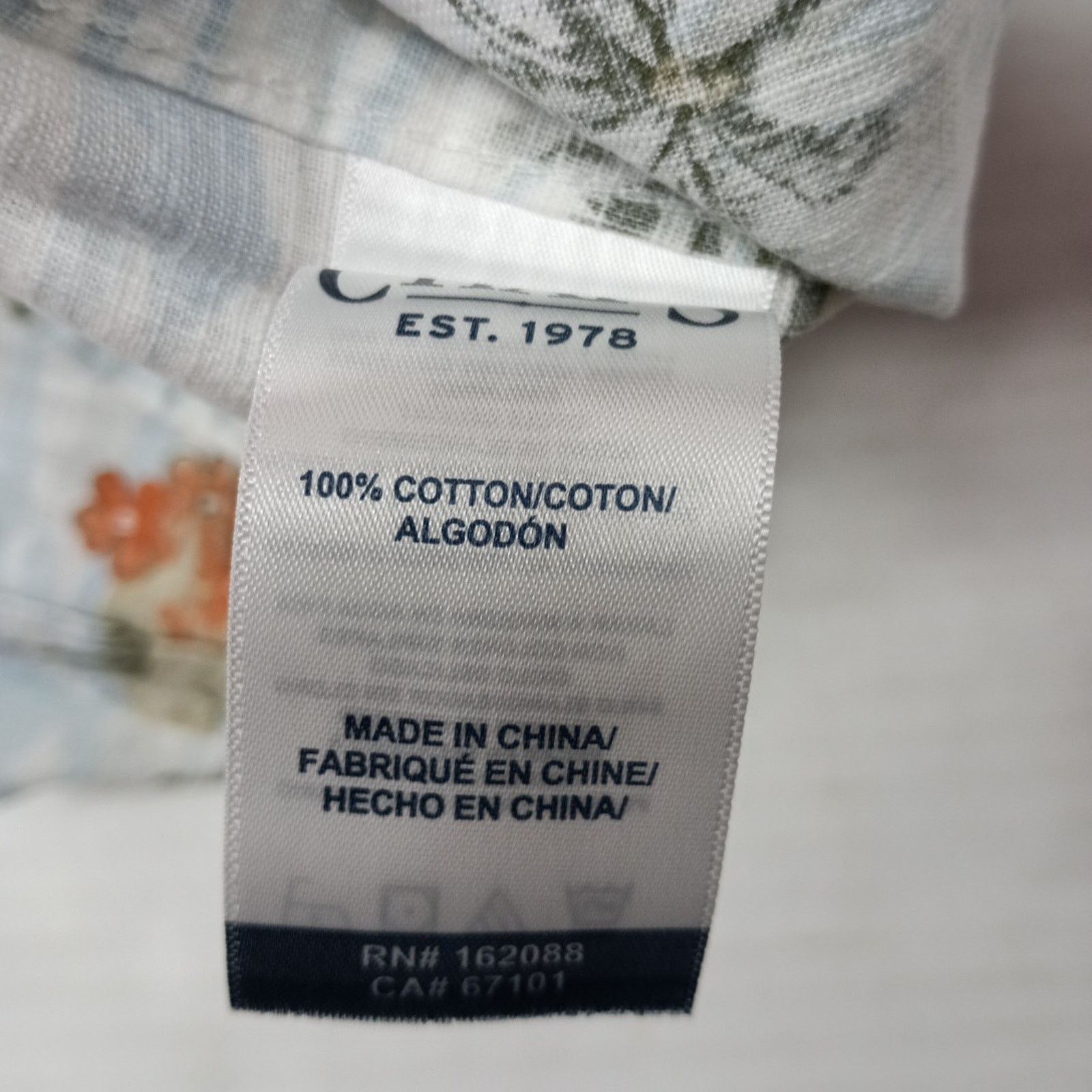 Chaps Chaps Seacoast Wash Chambray Woven Shirt Men's XL White Sand Size US XL / EU 56 / 4 - 6 Thumbnail