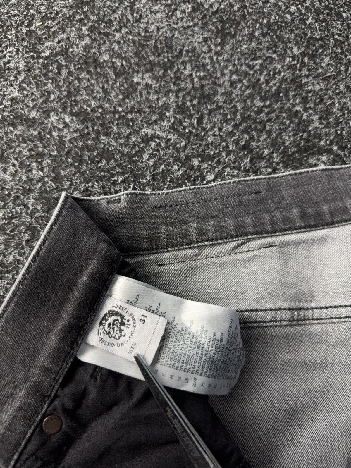 Diesel Vintage 00s Luxury Diesel D-FINING Denim pants jeans Size US 31 - 8 Thumbnail