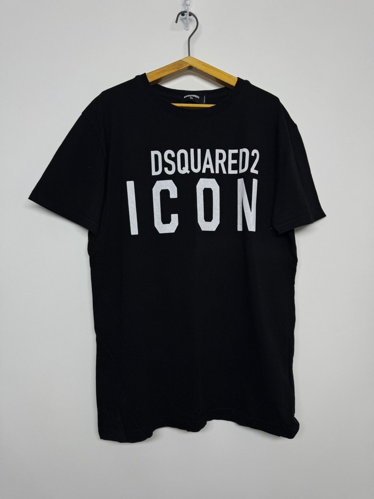 Dsquared2 Vinatage Disquared2 Icon Big Logo T-Shirt Size US XL / EU 56 / 4 - 4 Thumbnail