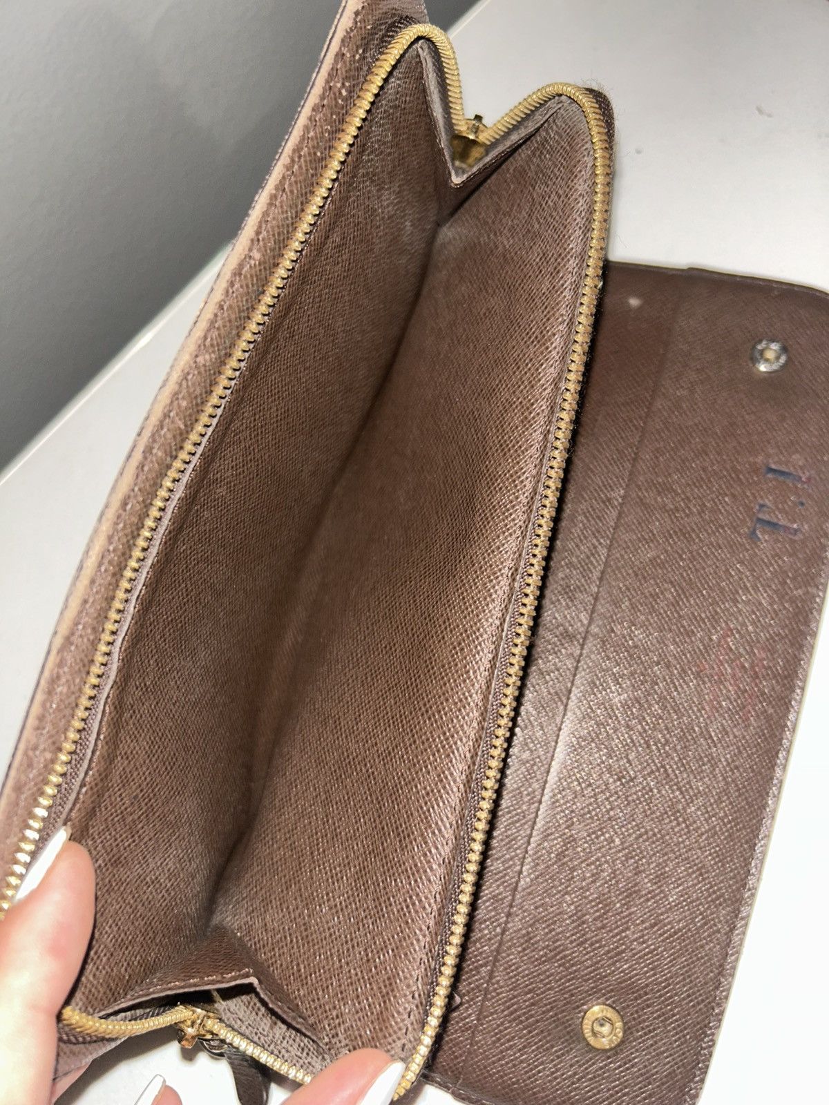 Louis Vuitton Louis Vuitton Damier Ebene Leather Insolite Zippy Wallet Size ONE SIZE - 5 Thumbnail