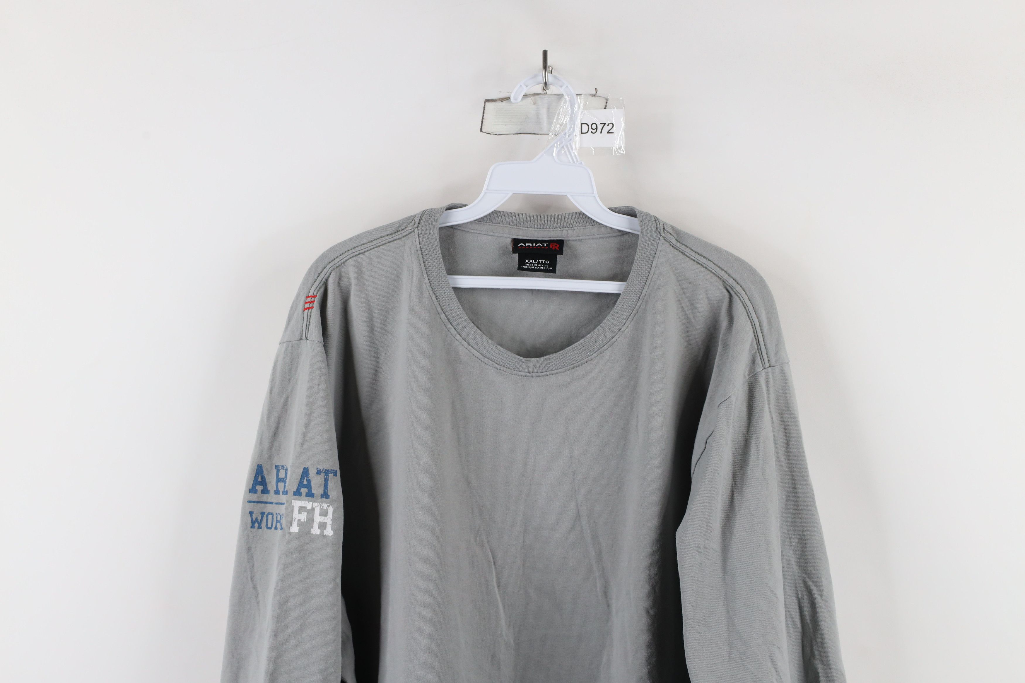Ariat × Vintage Ariat Spell Fire Flame Resistant Long Sleeve T-Shirt Gray Size US XXL / EU 58 / 5 - 2 Thumbnail