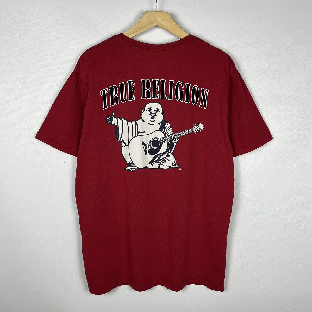 True Religion Vintage True Religion y2k big logo buddha tee 90’s Size US XL / EU 56 / 4 - 1 Thumbnail