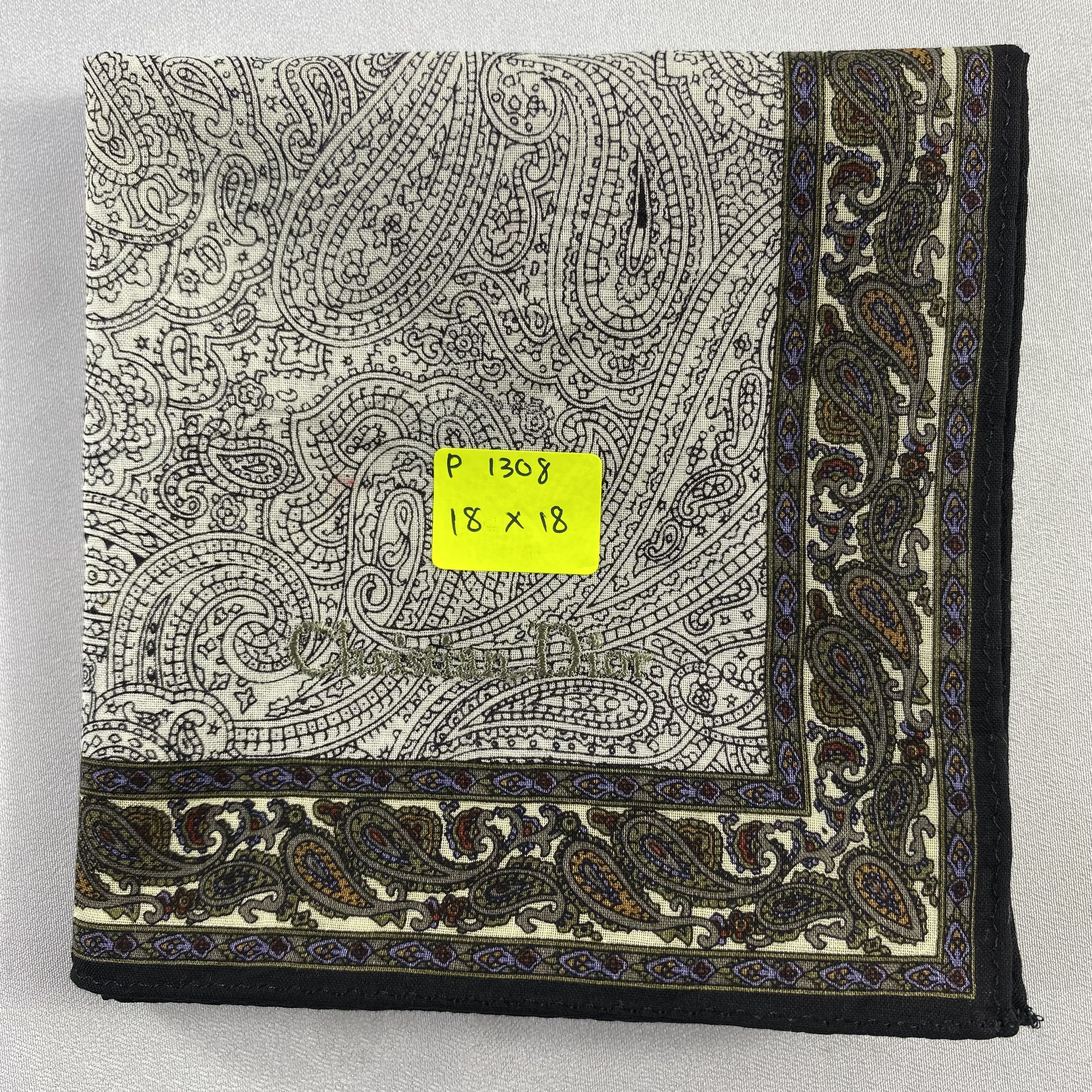 Vintage Christian Dior Monsieur Handkerchief / Neckerchief-P1308 Size ONE SIZE - 5 Thumbnail