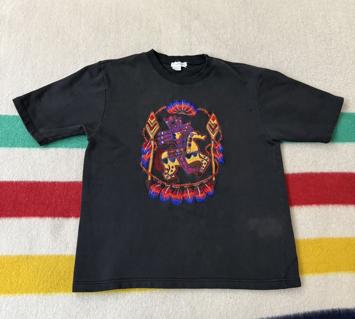 Kansai Yamamoto Vintage 80s 90 Kansai Yamamoto Crewneck Sweater Medium Bowie Size US M / EU 48-50 / 2 - 1 Thumbnail