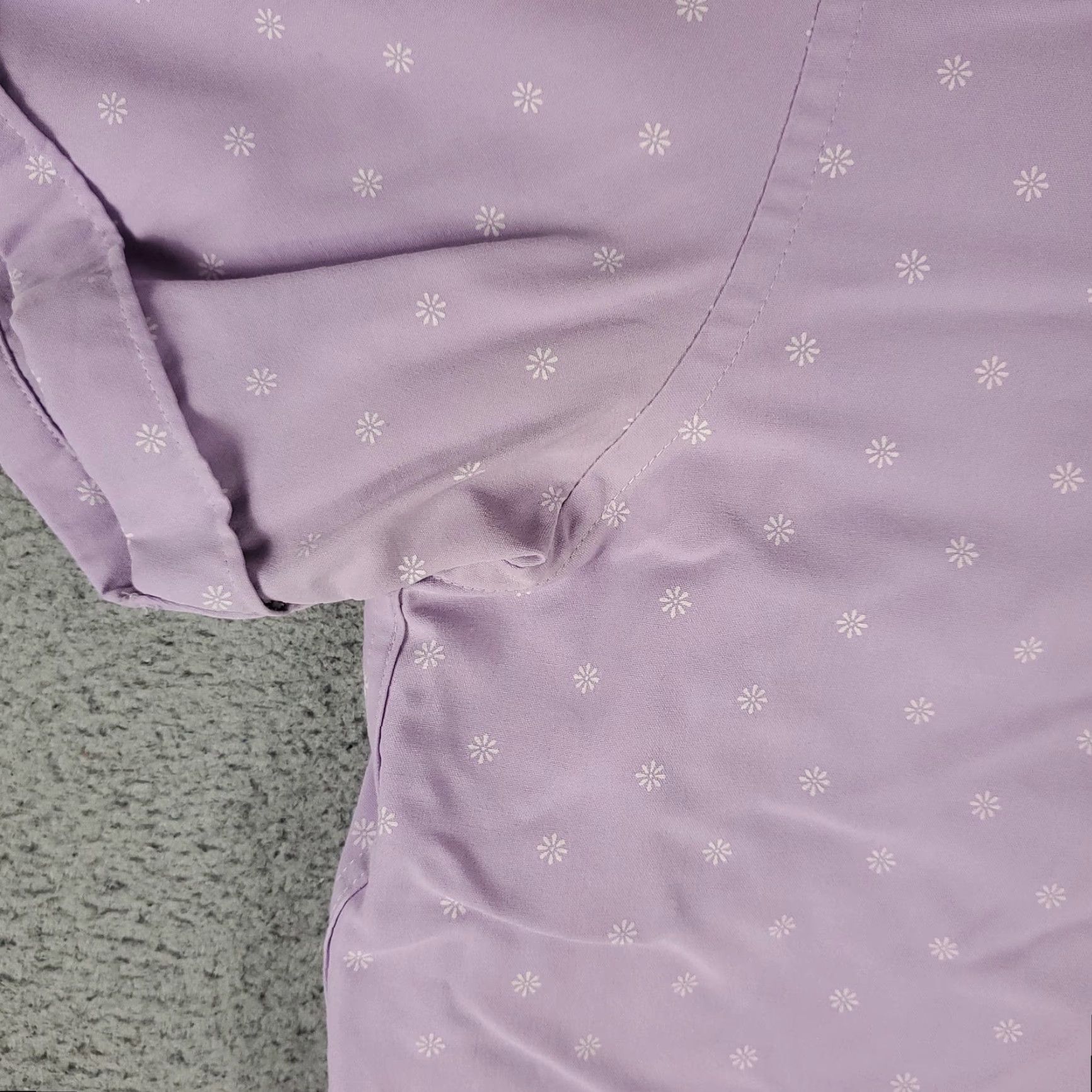 Ted Baker Ted Baker Shirt Mens Large Purple Short Sleeve Button Up Modal Polyester Floral Size US XL / EU 56 / 4 - 3 Thumbnail