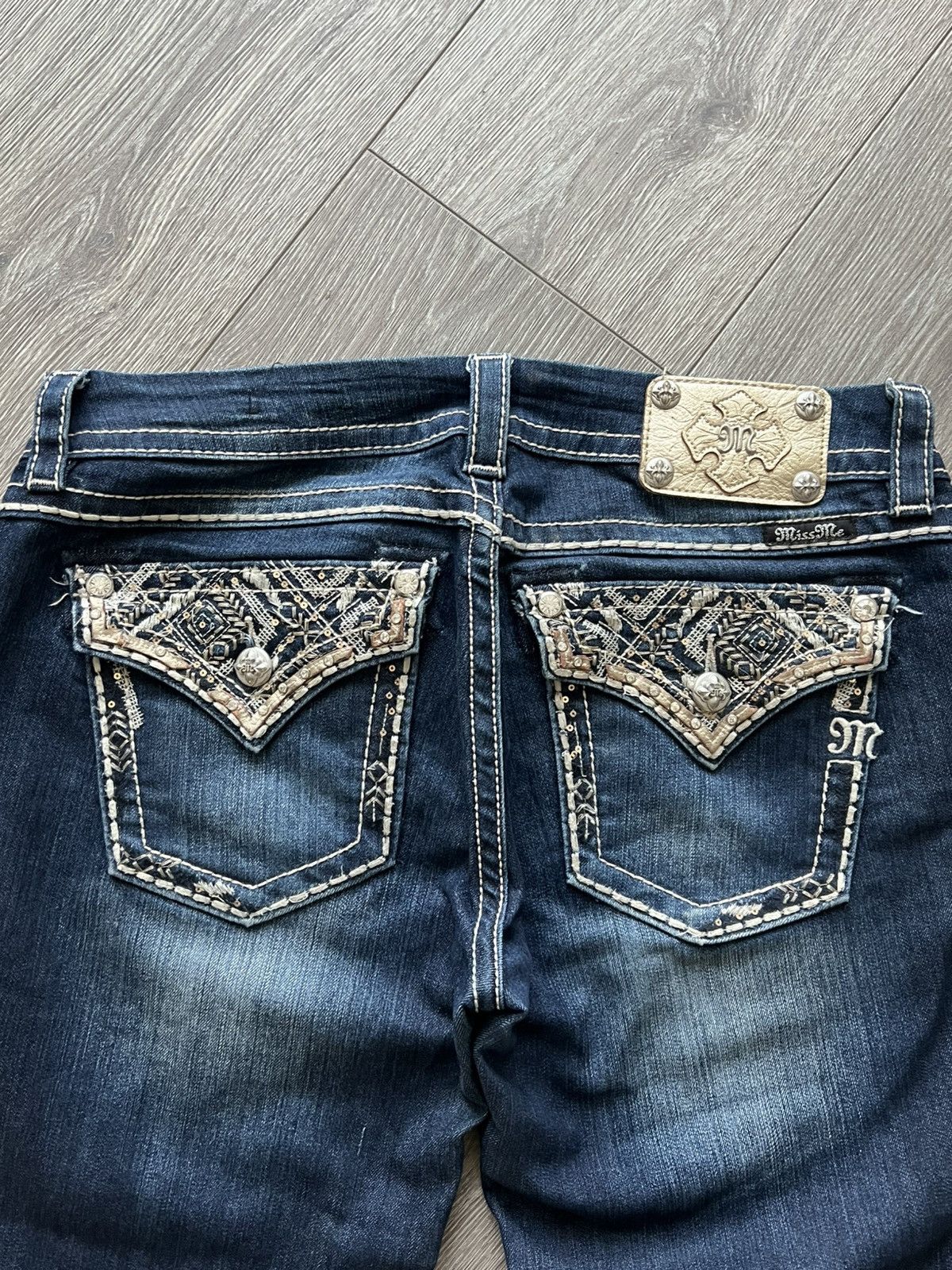 Miss Me Vintage Miss Me Jeans Y2K Skinny Size 29" - 2 Thumbnail