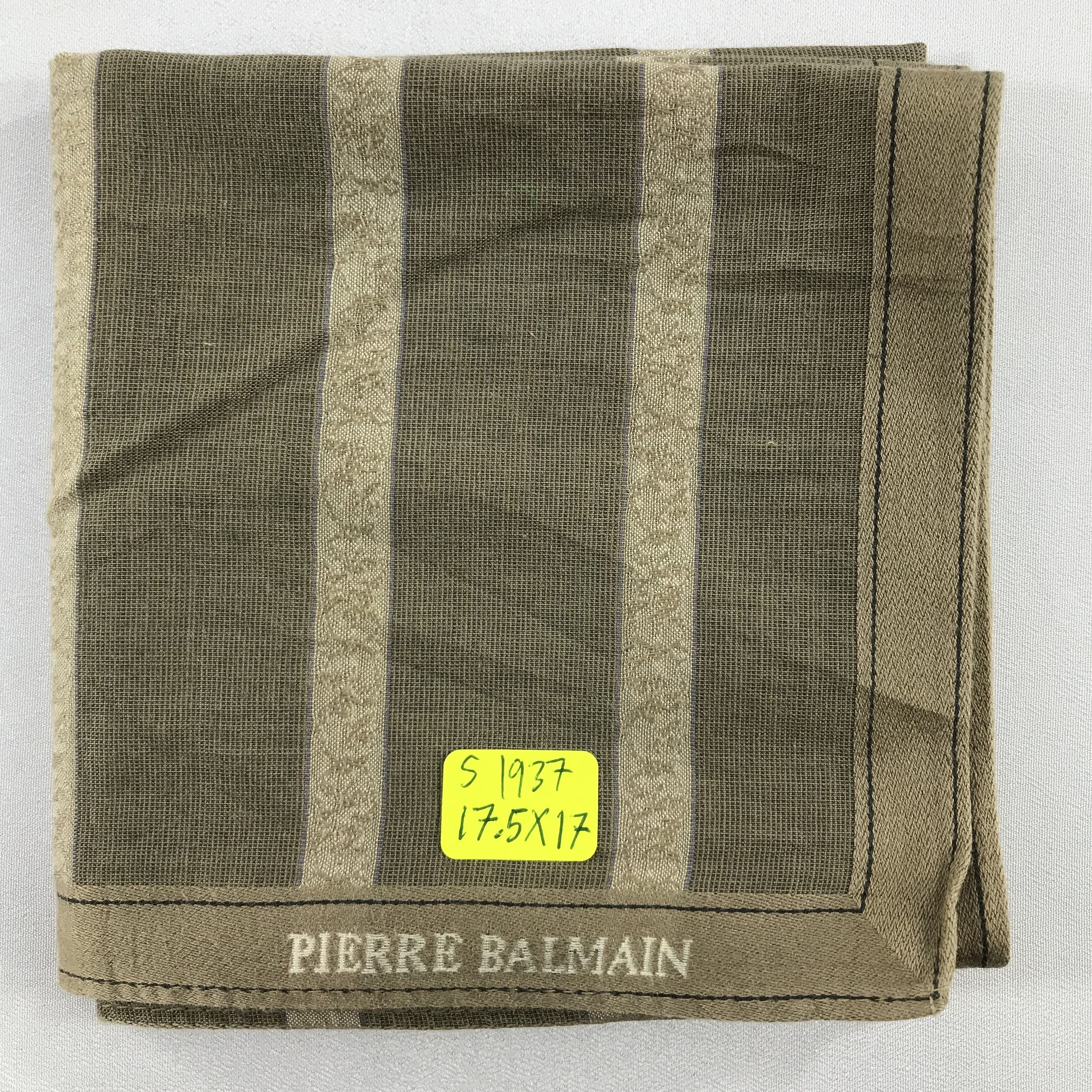 Pierre Balmain × Vintage Pierre Balmain Bandana / Handkerchief / Neckerchief - S1937 Size ONE SIZE - 5 Thumbnail