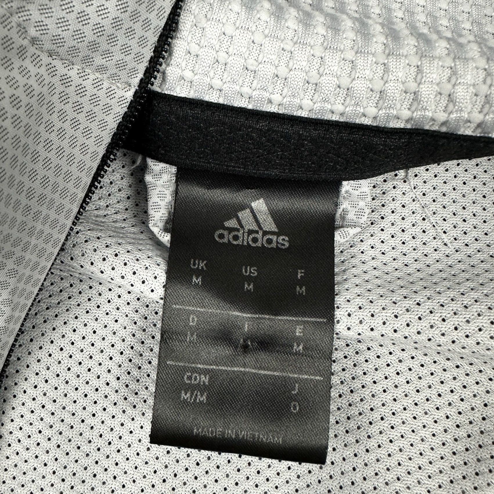 Adidas Adidas Jacket Men M Gray Ball 365 Windbreaker Basketball Pullover Full Zip Pockets Regular Stand-Up Collar Sports M Mens Size US M / EU 48-50 / 2 - 4 Thumbnail